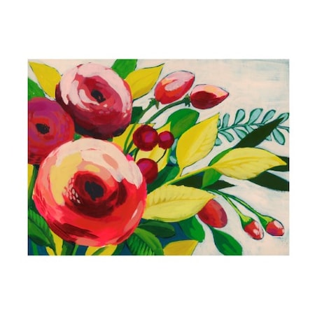 Grace Popp 'Vivacious Bloom I' Canvas Art,14x19